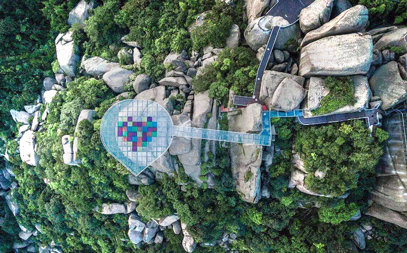 最大的心形玻璃观景平台(图3）