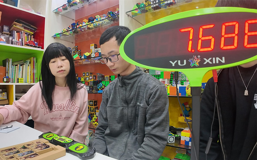 最快时间单手解4×5华容道(图4）