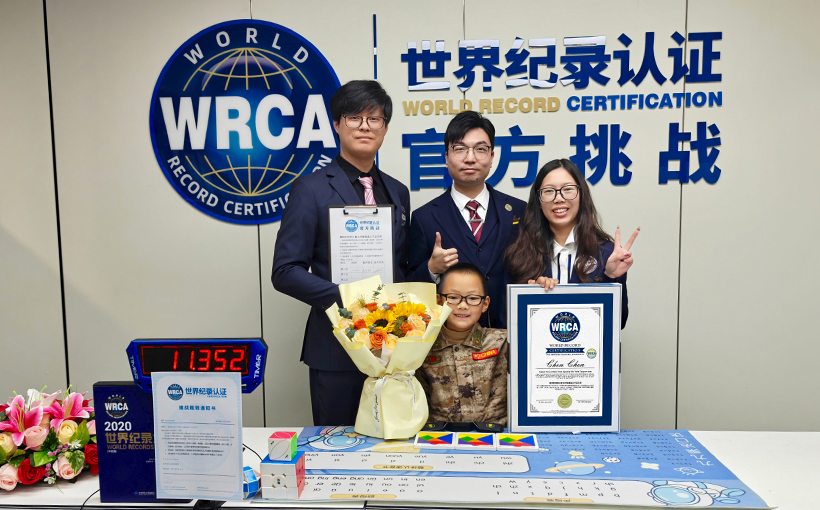 最快时间用三副七巧板组成三个正方形(图5）
