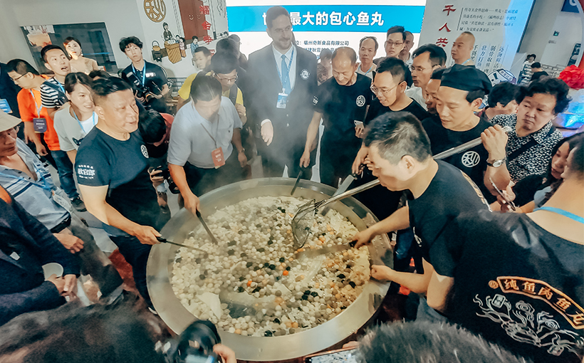 世界最大的包心鱼丸