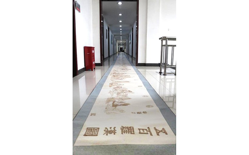 世界最长的《五百罗汉图》纸烙画