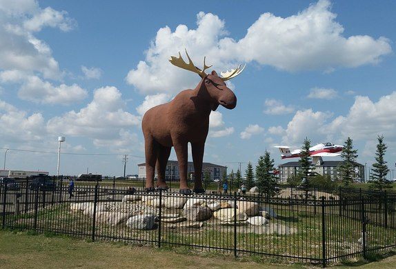 世界最大的麋鹿雕像（图3）
