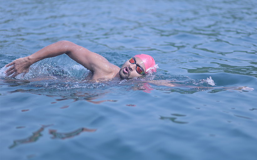 最快时间游泳由果阿邦阿什韦姆海滩至安朱纳海滩(图1）