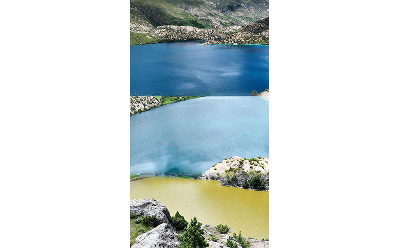 世界海拔最高的天然三色湖景观(图3）