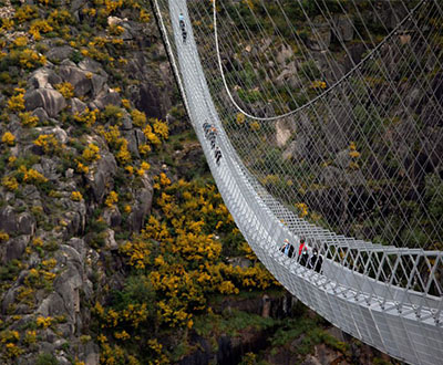 世界最长的人行悬索桥