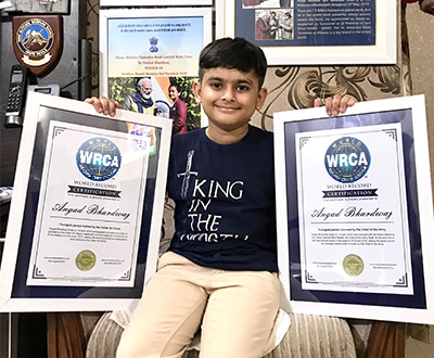 受印度空军军训最年轻的人