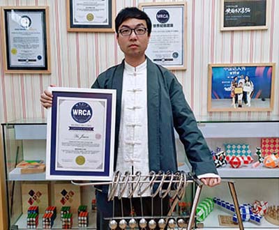 最快时间解大九连环