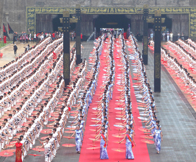 最大规模的穿汉服跳舞活动