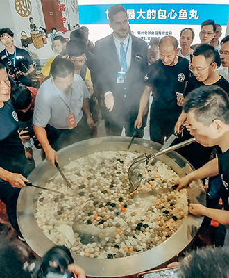 世界最大的包心鱼丸