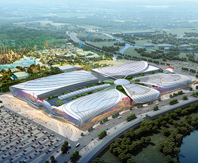 世界最大的杜鹃花造型建筑
