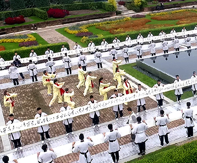 世界最长的毛体书法《道德经》长卷