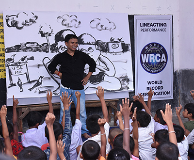 举办最多随机线条绘画活动（个人）