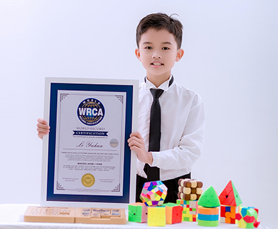 最快时间双人单手解4×5华容道（已打破）