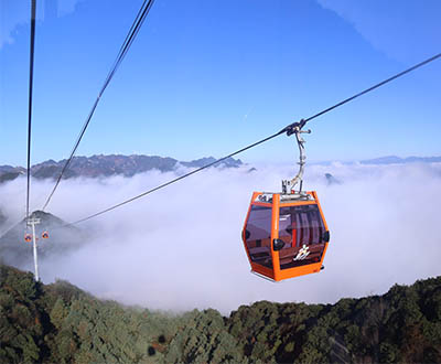 世界最长同路径山地索道