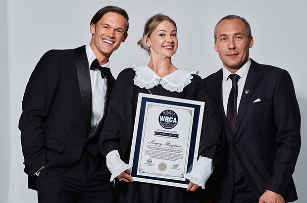 最高高度无防护完成360度转体动作（7×6组）