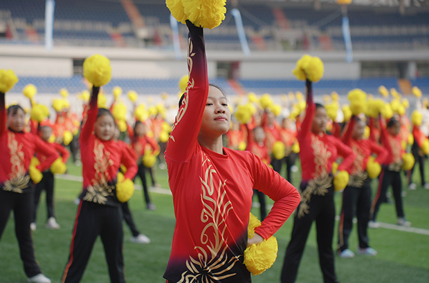 世界最大规模的啦啦队表演