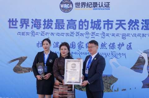中新网：西藏拉鲁湿地获“世界海拔最高的城市天然湿地”称号
